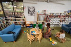 Toys at Central branch children's play space
